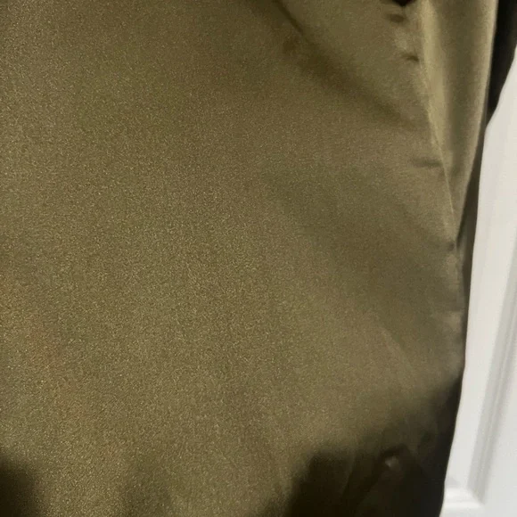 Chic Olive Midi Slip Dress - Picture 6 of 9